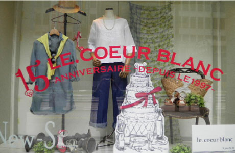 le.coeur blanc様　15周年フェア