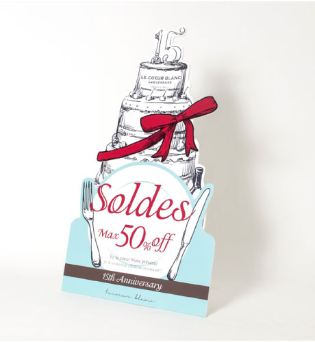 le.coeur blanc様　15周年フェア