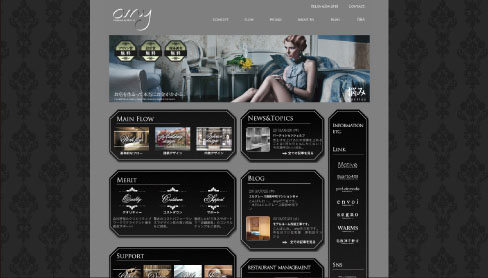 自社 店舗設計事業部【any】　WEBデザイン