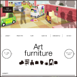 自社 アート家具プロジェクト【Art Furniture】WEBデザイン